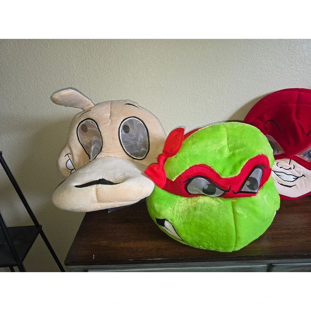 Dan Dee Plush Mascot Head Mask Lot TMNT Flash Deadpool Chewbacca Animal Costume